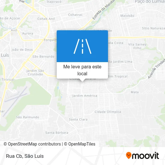 Rua Cb mapa