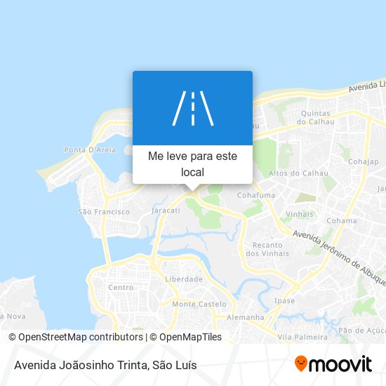 Avenida Joãosinho Trinta mapa