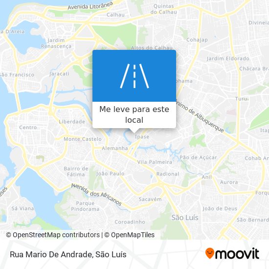 Rua Mario De Andrade mapa