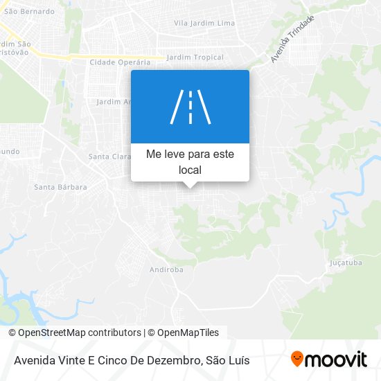 Avenida Vinte E Cinco De Dezembro mapa