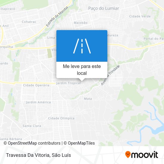 Travessa Da Vitoria mapa