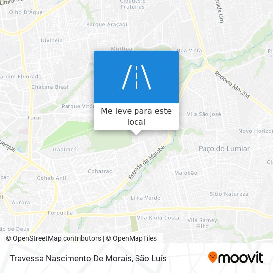 Travessa Nascimento De Morais mapa