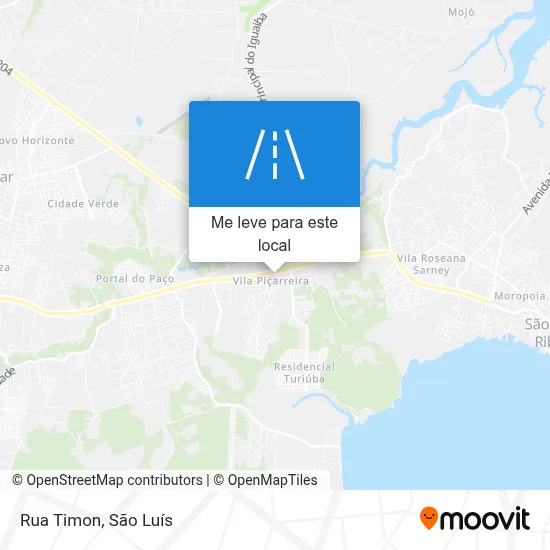 Rua Timon mapa