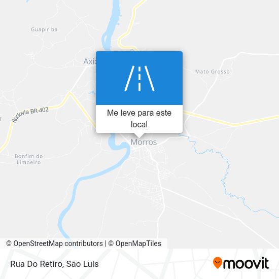 Rua Do Retiro mapa