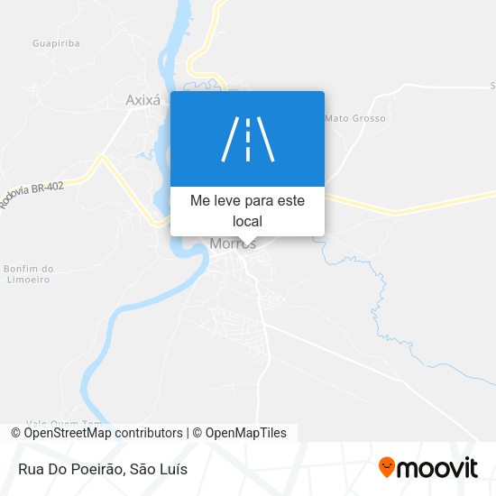 Rua Do Poeirão mapa