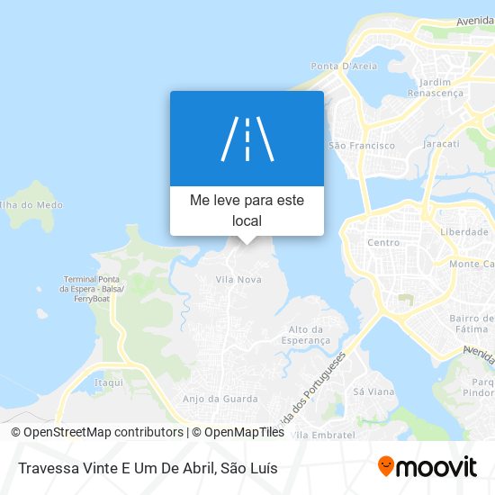 Travessa Vinte E Um De Abril mapa