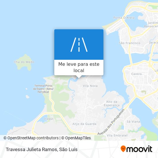 Travessa Julieta Ramos mapa