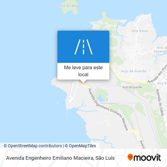 Avenida Engenheiro Emiliano Macieira mapa