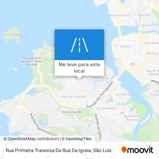 Rua Primeira Travessa Da Rua Da Igreia mapa