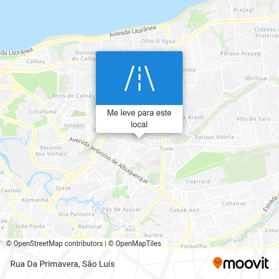 Rua Da Primavera mapa