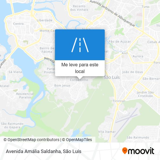 Avenida Amália Saldanha mapa