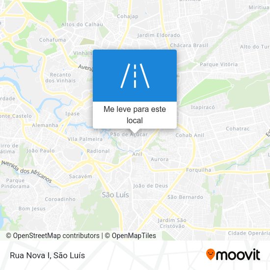 Rua Nova I mapa