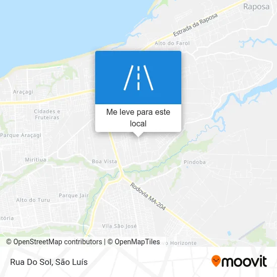 Rua Do Sol mapa