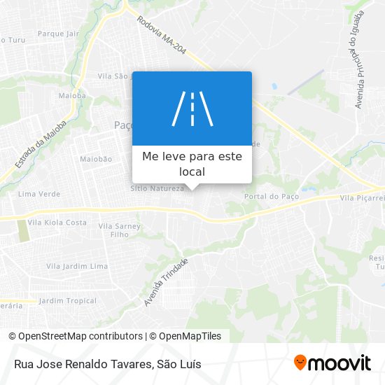 Rua Jose Renaldo Tavares mapa