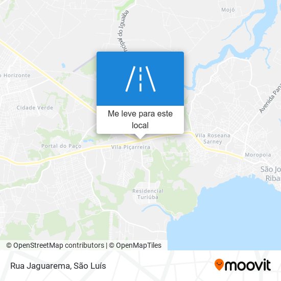 Rua Jaguarema mapa