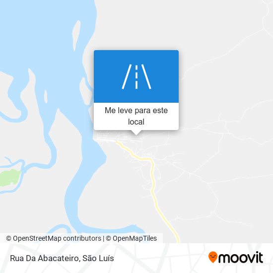 Rua Da Abacateiro mapa