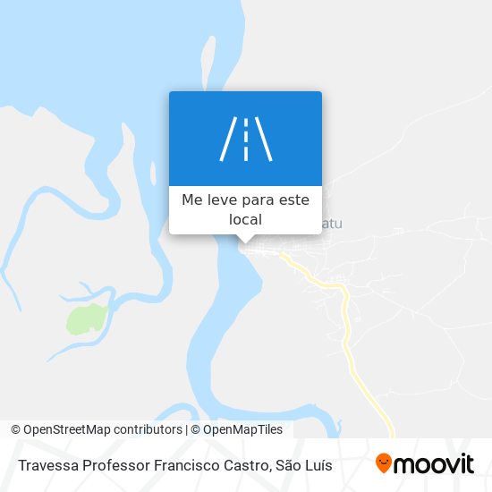 Travessa Professor Francisco Castro mapa