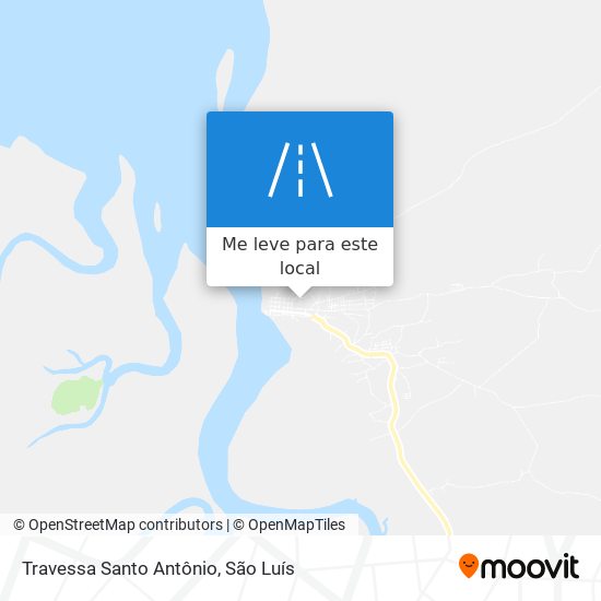 Travessa Santo Antônio mapa