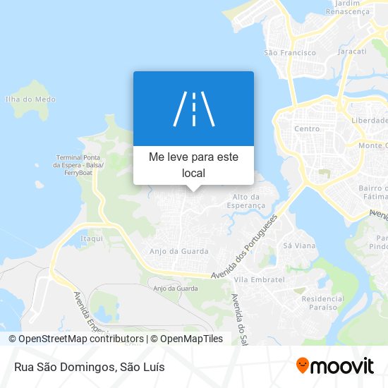 Rua São Domingos mapa