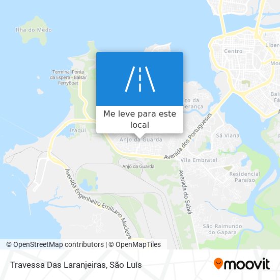 Travessa Das Laranjeiras mapa