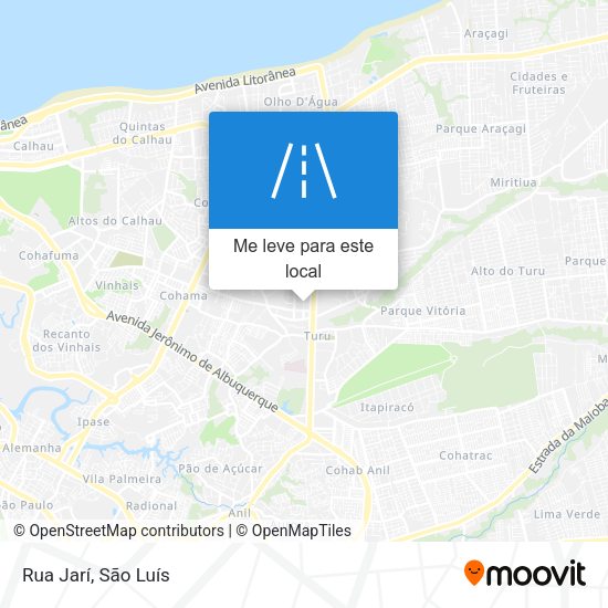 Rua Jarí mapa