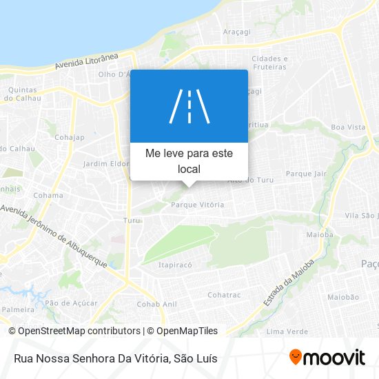 Rua Nossa Senhora Da Vitória mapa