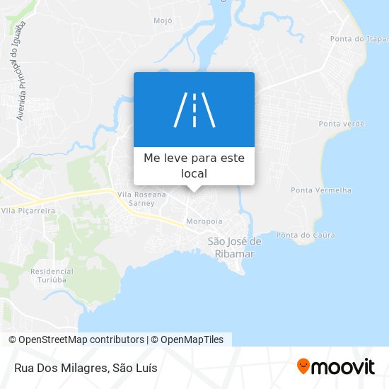 Rua Dos Milagres mapa