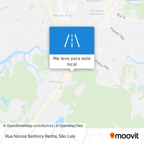 Rua Nossa Senhora Renha mapa