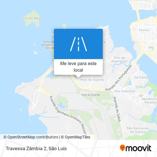 Travessa Zâmbia 2 mapa