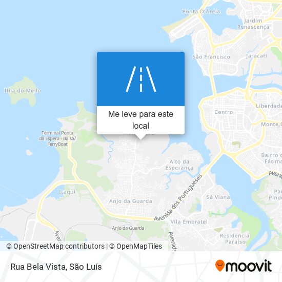 Rua Bela Vista mapa