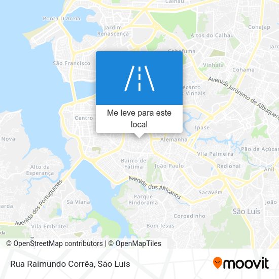 Rua Raimundo Corrêa mapa