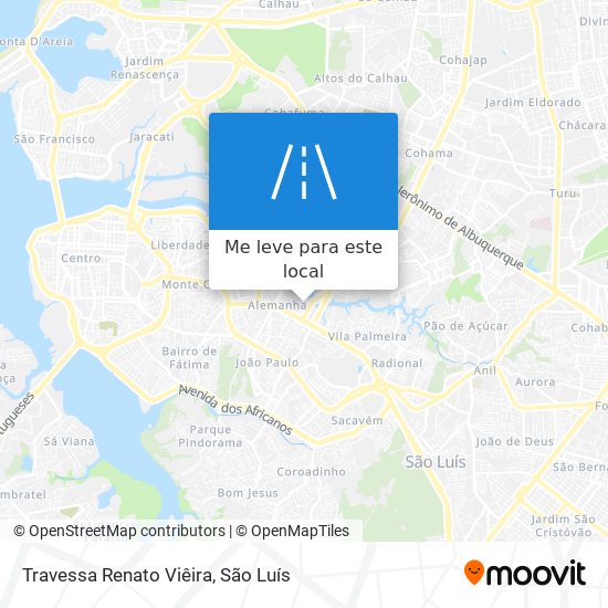 Travessa Renato Viêira mapa