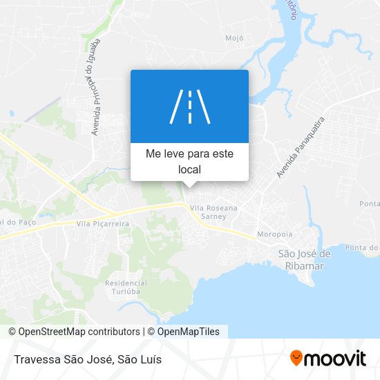 Travessa São José mapa