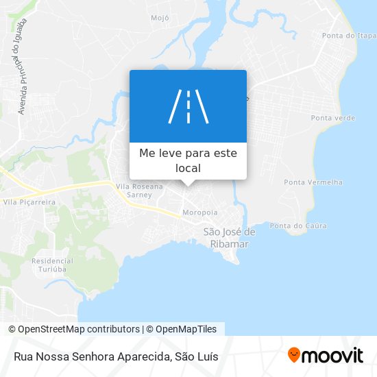 Rua Nossa Senhora Aparecida mapa