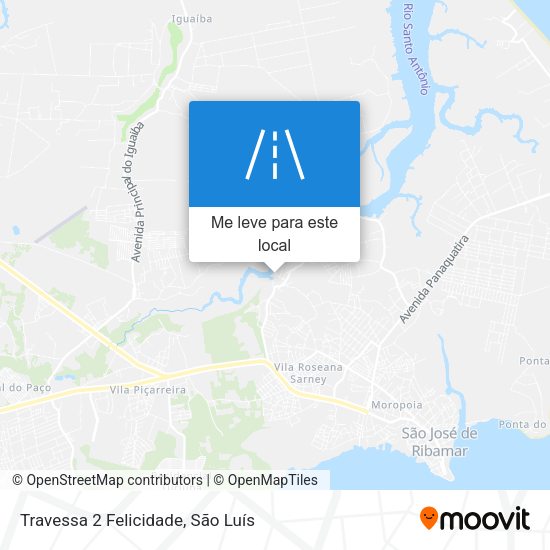 Travessa 2 Felicidade mapa