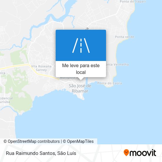 Rua Raimundo Santos mapa