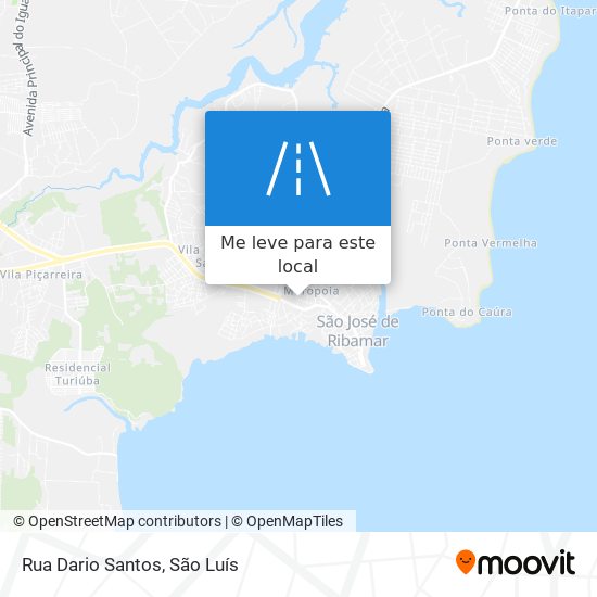 Rua Dario Santos mapa