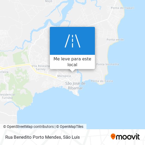 Rua Benedito Porto Mendes mapa