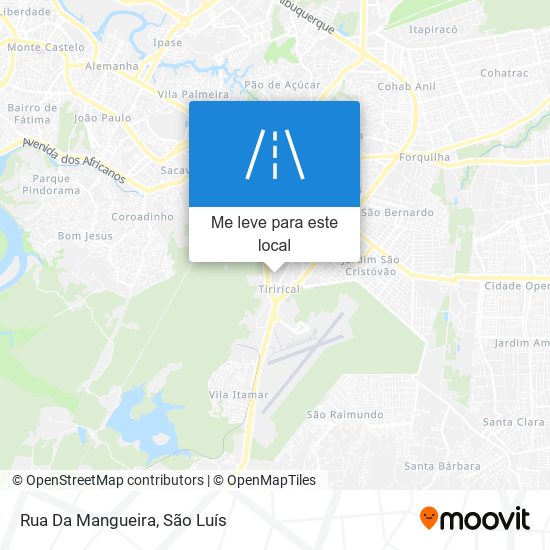 Rua Da Mangueira mapa