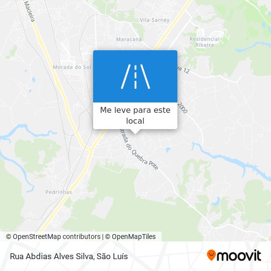 Rua Abdias Alves Silva mapa