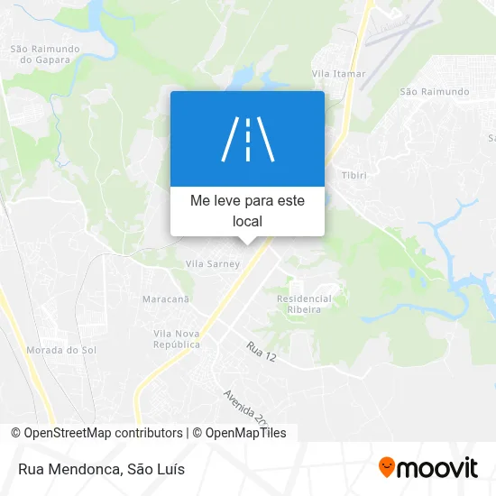 Rua Mendonca mapa