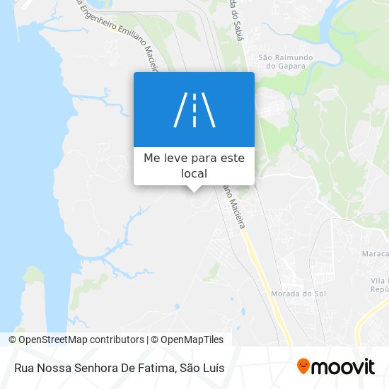 Rua Nossa Senhora De Fatima mapa