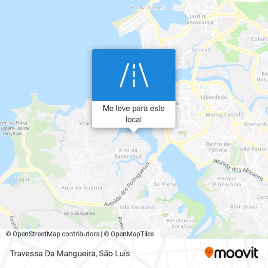 Travessa Da Mangueira mapa