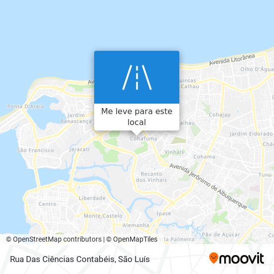 Rua Das Ciências Contabéis mapa