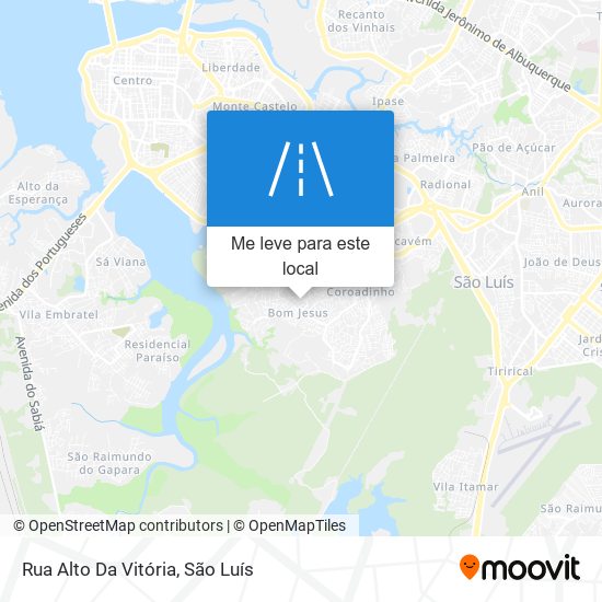 Rua Alto Da Vitória mapa