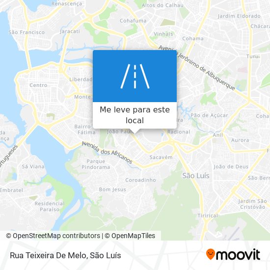 Rua Teixeira De Melo mapa