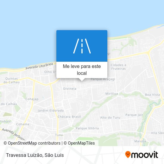 Travessa Luízão mapa