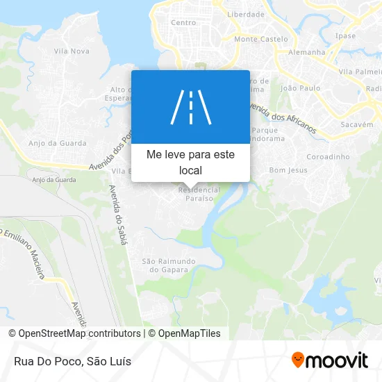 Rua Do Poco mapa