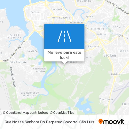 Rua Nossa Senhora Do Perpetuo Socorro mapa