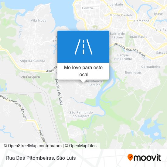 Rua Das Pitombeiras mapa